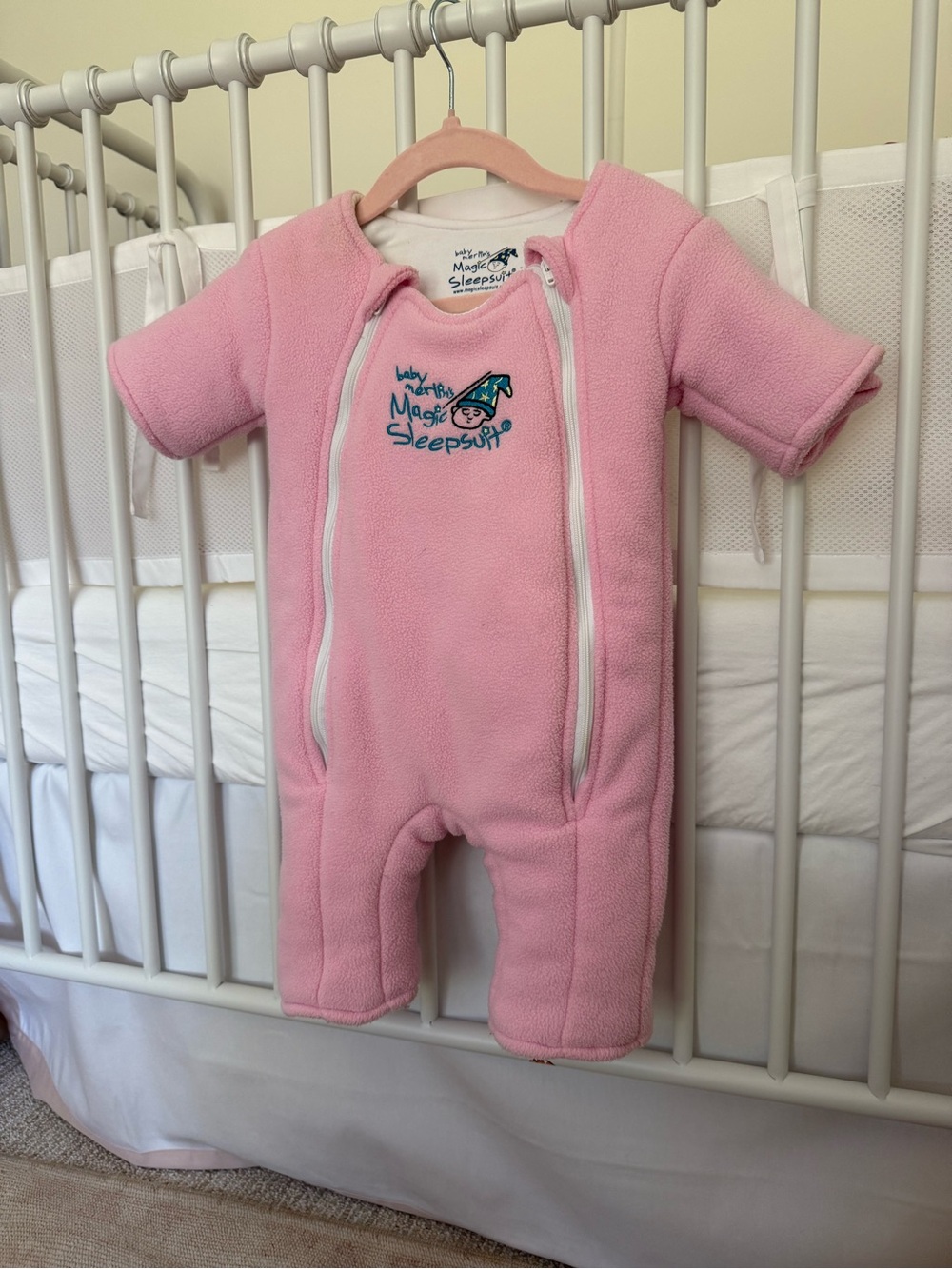 Baby Merlin’s Magic Sleepsuit Pink Fleece One-Piece Footie